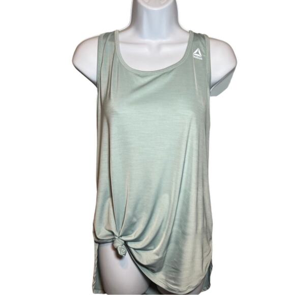 Reebok Racerback Tank Top, Blue, L - Picture 1 of 9